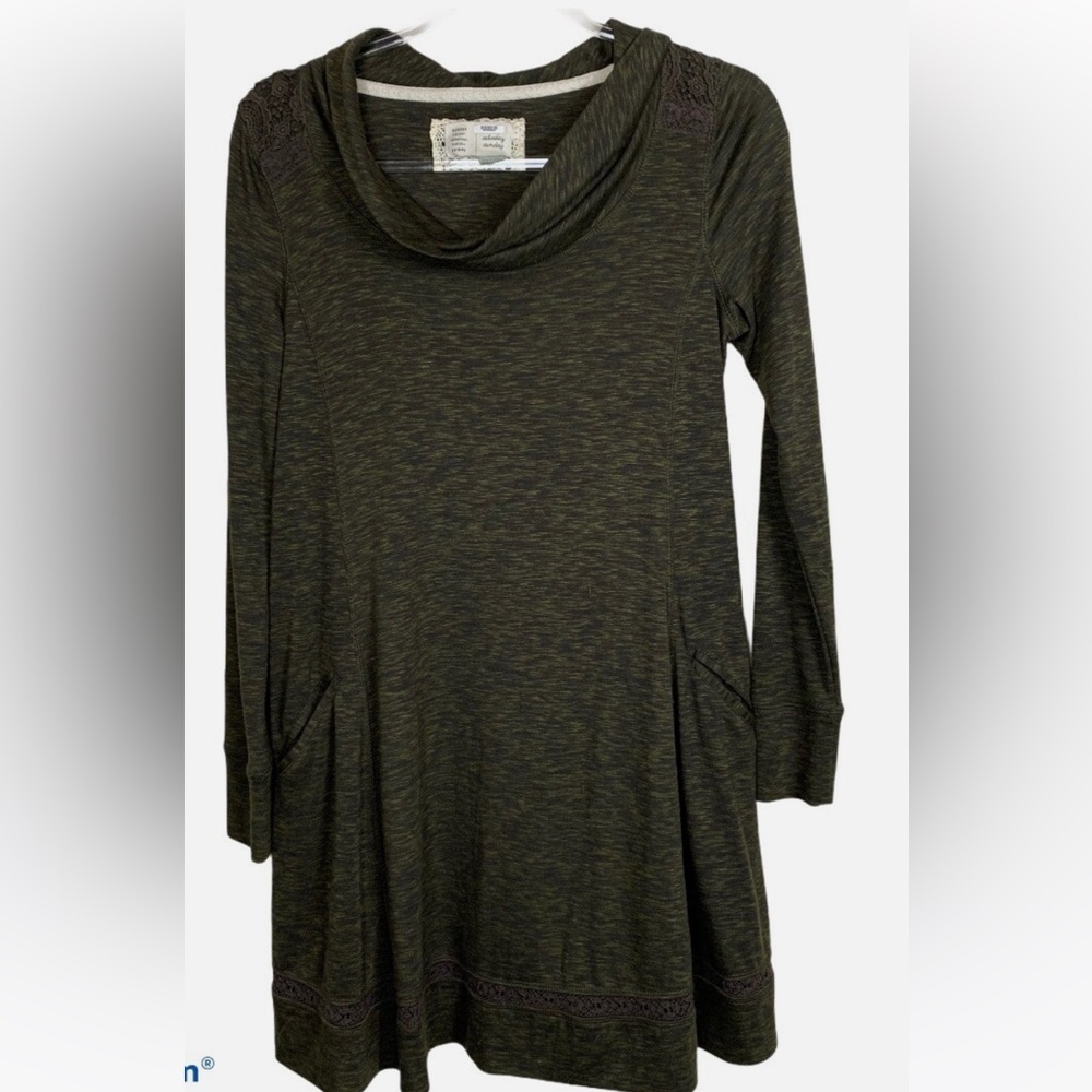 Saturday/Sunday Lagenlook Cowl Neck Dress - Picture 1 of 8